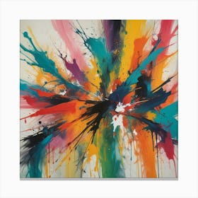 Splatter Painting 7 Canvas Print