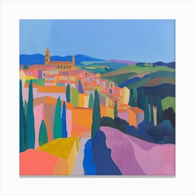 Abstract Travel Collection Florence Italy 6 Canvas Print