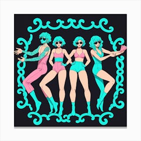 Sexy Girls Canvas Print