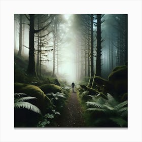 Walk In The Woods Canvas Print