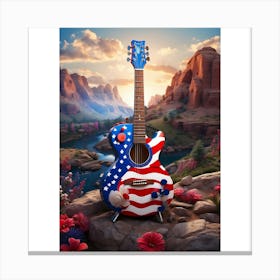 Red, White, and Blues 20 Canvas Print