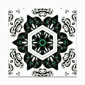 Emerald Green Canvas Print