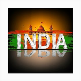 India Canvas Print