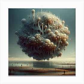 Alien structure Canvas Print