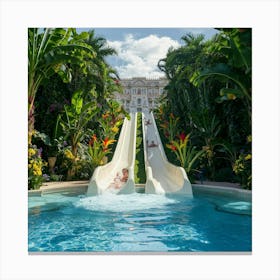 Water Slide 2 Canvas Print