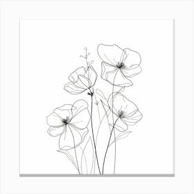 Poppies 68 Canvas Print