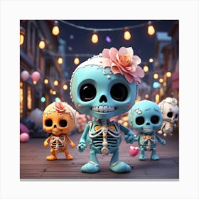 Day Of The Dead Canvas Print