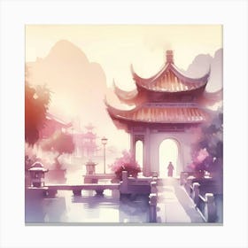 Chinese Pagoda 1 Canvas Print