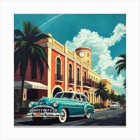 Old Town Miami Canvas Print