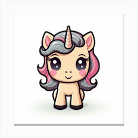 Cute Unicorn 24 Canvas Print