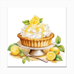 Lemon Pie Canvas Print