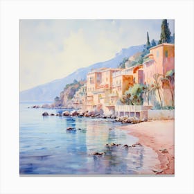 Pastel Palette: Monet's Italian Retreat Canvas Print