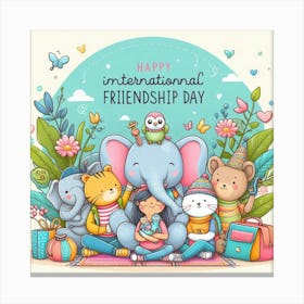 International Friendship Day 2 Canvas Print