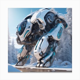 Futuristic Robot 52 Canvas Print