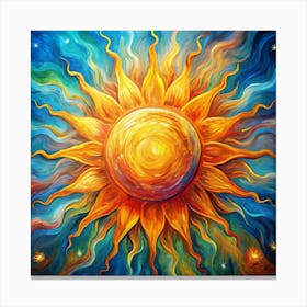 Bright Sun Canvas Print