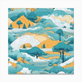 Taiwanese Landscape Canvas Print