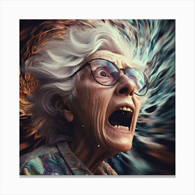 Old Lady Canvas Print