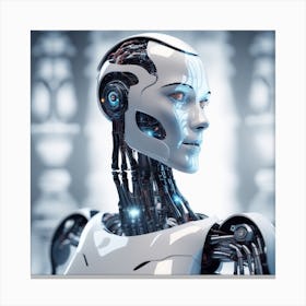 Robot Woman 5 Canvas Print