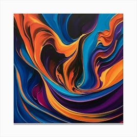 Abstract Painting Canvas Print