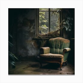 Abandoned Room Canvas Print