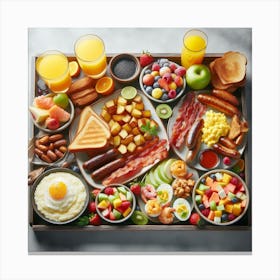 Breakfast Tray 1 Canvas Print