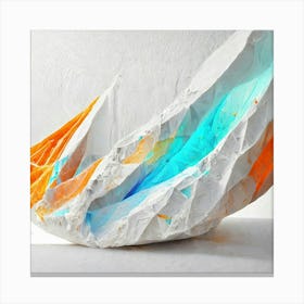 Abstract Color Sculpture Canvas Print
