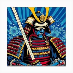 Samurai Culture, Pop Art 1 Canvas Print