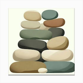 Pebbles Canvas Print