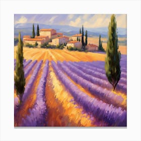 Provencal Tranquility Impressionist Masterpiece Of Southern France (8) Canvas Print