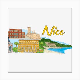 Nice City Canvas Print