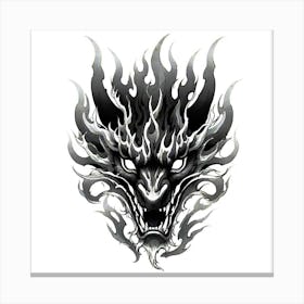 Dragon Head 4 Canvas Print