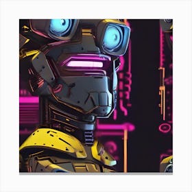 Robots 6 Canvas Print