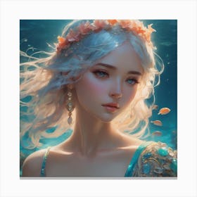 Mermaid 1 Canvas Print