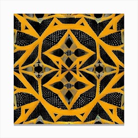 Abstract Geometric Pattern 4 Canvas Print