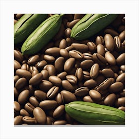 Coffee Beans 334 Canvas Print