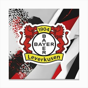 Bayer 04 Leverkusen Logo Wall Art 14 Canvas Print