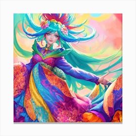 Chinese Girl Canvas Print