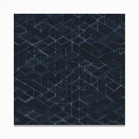 Abstract Geometric Pattern 15 Canvas Print