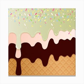 Ice Cream 10 Canvas Print