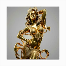 Golden Goddess Canvas Print