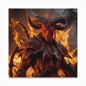 Demon Canvas Print