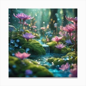 Fairy Waterfall Canvas Print