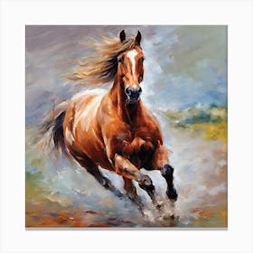 Horse Running 5 Canvas Print