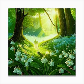 Lily Of The Valley 10 Canvas Print