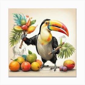 Toucan 45 Canvas Print