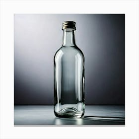 Firefly Minimalistic Transparent Glass Bottle With Smooth Design 19519 (2) Canvas Print