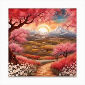 Cherry Blossoms 3 Canvas Print