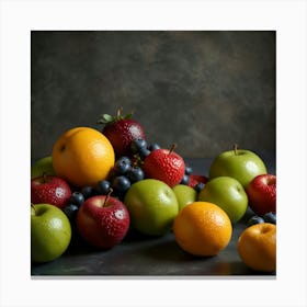 Bunch Of Fruit 2 Canvas Print