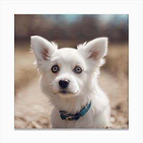 Portrait Of A Dog Canvas Print