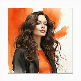 Portrait Of A Woman 3 Canvas Print